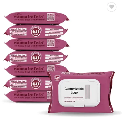 ভ্রমণ আর্দ্র টয়লেট wipes